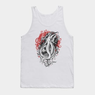 Skull x octopus Tank Top